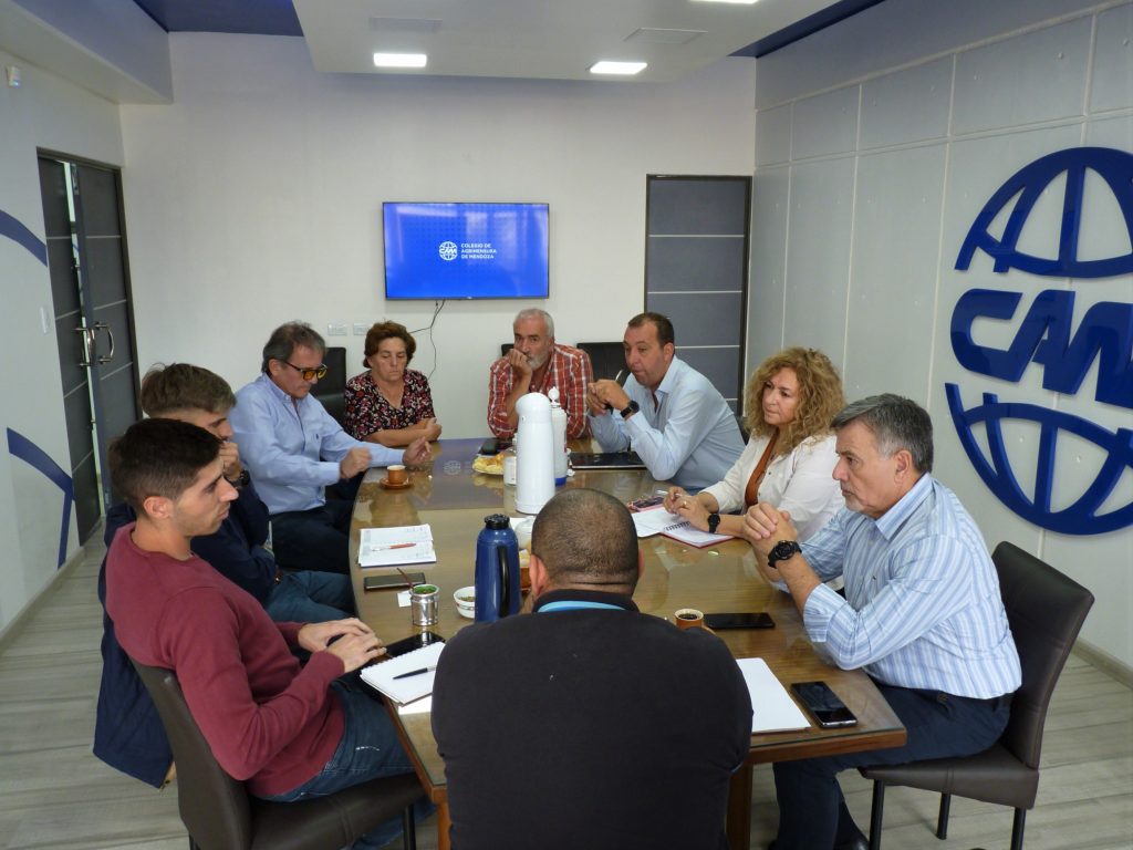 Colegio de Agrimensura de Mendoza - Reunión con Edemsa y Epre