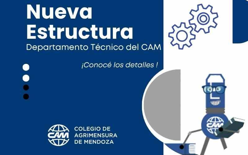 El CAM moderniza la estructura de su Departamento Técnico: valioso aporte de agrimensores/as para este trabajo