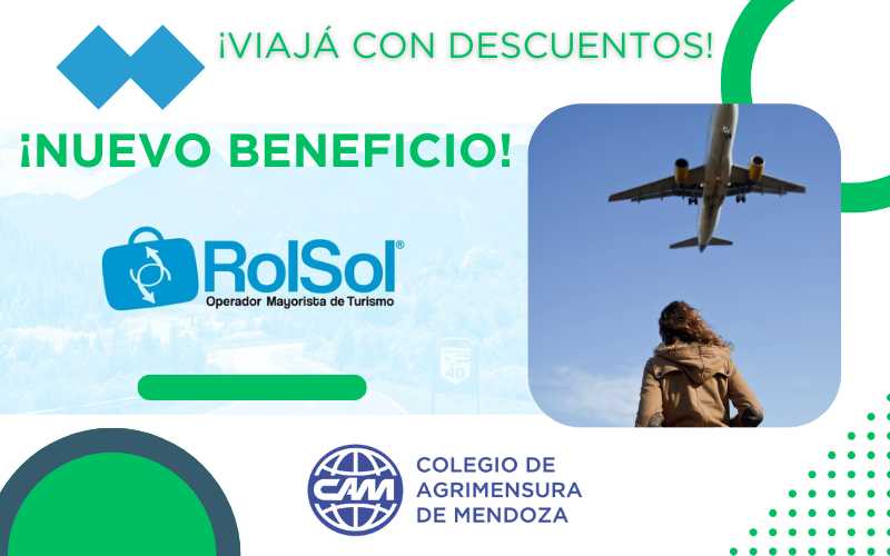 Se vienen la vacaciones y hay convenio entre el CAM y RolSol: ¡Descuentos en viajes nacionales e internacionales!