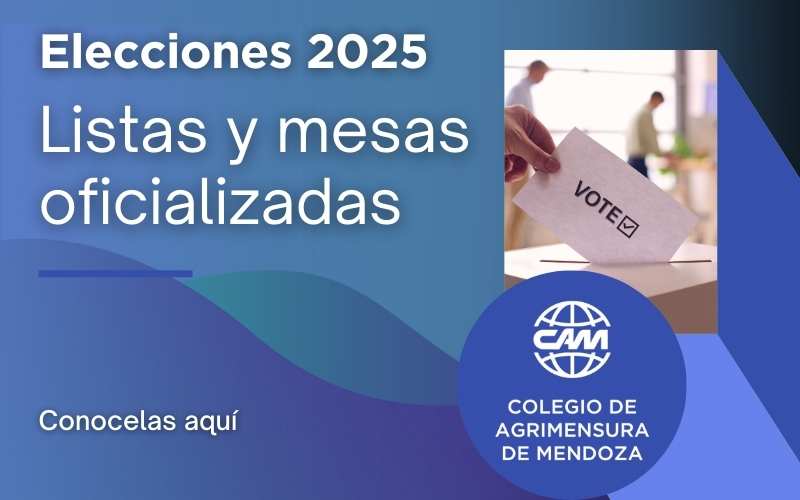 Conocé las Listas y Mesas oficializadas para estas Elecciones 2025