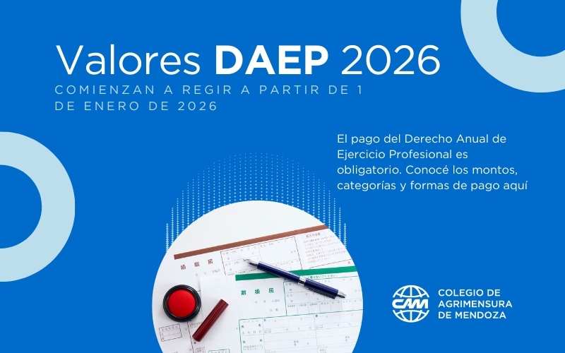 El CAM estableció los valores del DAEP 2026