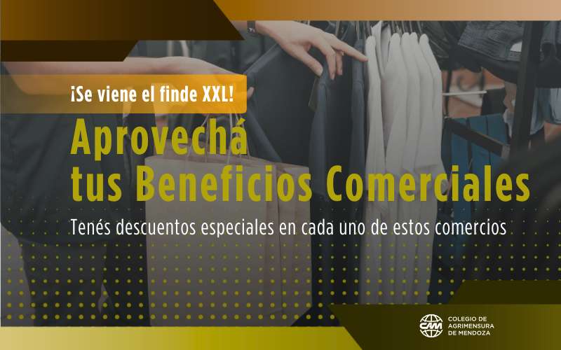 Finde XXL: si sos agrimensor/a matriculado/a podés disfurtar de estos descuentos